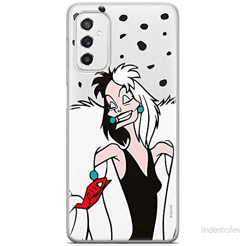 ERT GROUP mobiltelefonfodral för Samsung M52 5G originalt och officiellt licensierat Disney mönster Cruella 004 optimalt anpassad till formen på mobiltelefonen, gedeeltelijk transparant 5904805494918