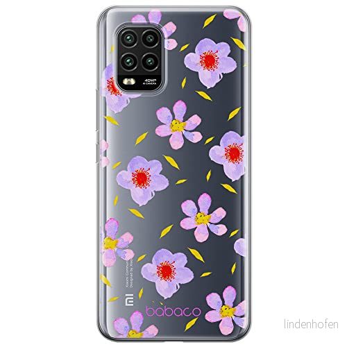 ERT GROUP mobiltelefonfodral för Xiaomi MI 10 LITE originalt och officiellt licensierat Babaco mönster Flowers 022 optimalt anpassad till formen på mobiltelefonen, gedeeltelijk transparant 5903932651621