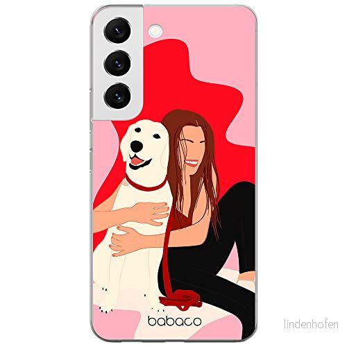 ERT GROUP mobiltelefonfodral för Samsung S22 originalt och officiellt licensierat Babaco mönster Dogs 006 Vit optimalt anpassad till formen på mobiltelefonen, fodral tillverkad av TPU plast 5905131003935