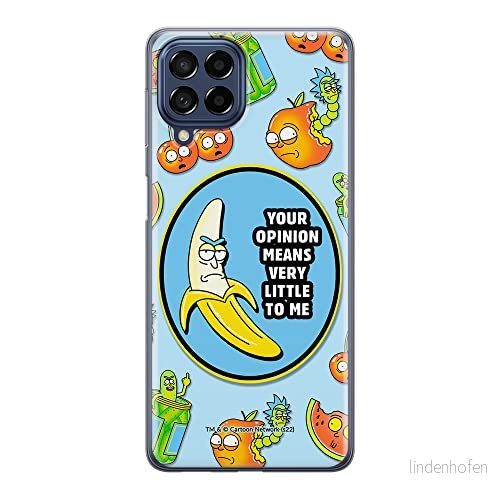 ERT GROUP mobiltelefonfodral för Samsung M53 5G originalt och officiellt licensierat Rick and Morty mönster & 009 anpassad till formen på mobiltelefonen, fodral tillverkad av TPU plast 5905511391614