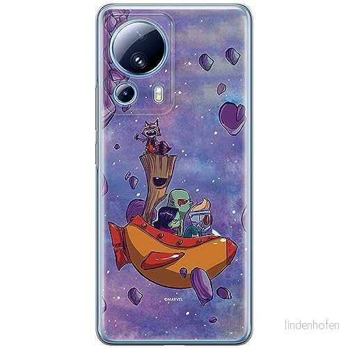 ERT GROUP mobiltelefonfodral för Xiaomi 13 LITE/CIVI 2 originalt och officiellt licensierat Marvel mönster Guardians of the Galaxy 010, fodral tillverkad av TPU plast 5905511932367