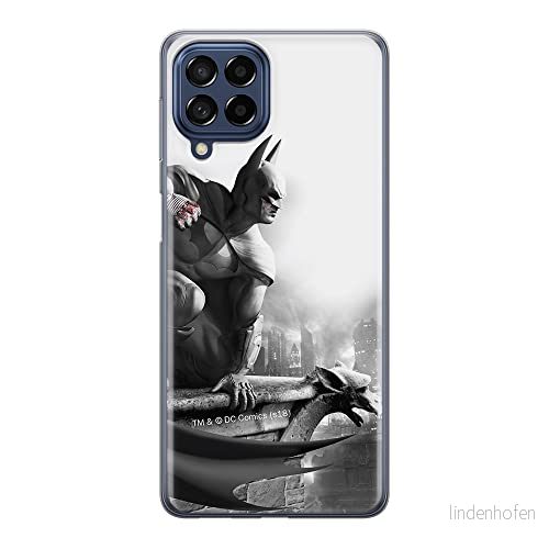 ERT GROUP mobiltelefonfodral för Samsung M33 5G originalt och officiellt licensierat DC mönster Batman 017 optimalt anpassad till formen på mobiltelefonen, fodral tillverkad av TPU plast 5905511343347