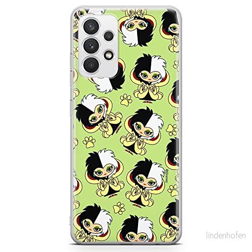 ERT GROUP mobiltelefonfodral för Samsung A32 4G LTE originalt och officiellt licensierat Disney mönster Cruella 007 optimalt anpassad till formen på mobiltelefonen, fodral tillverkad av TPU plast 5905131495242