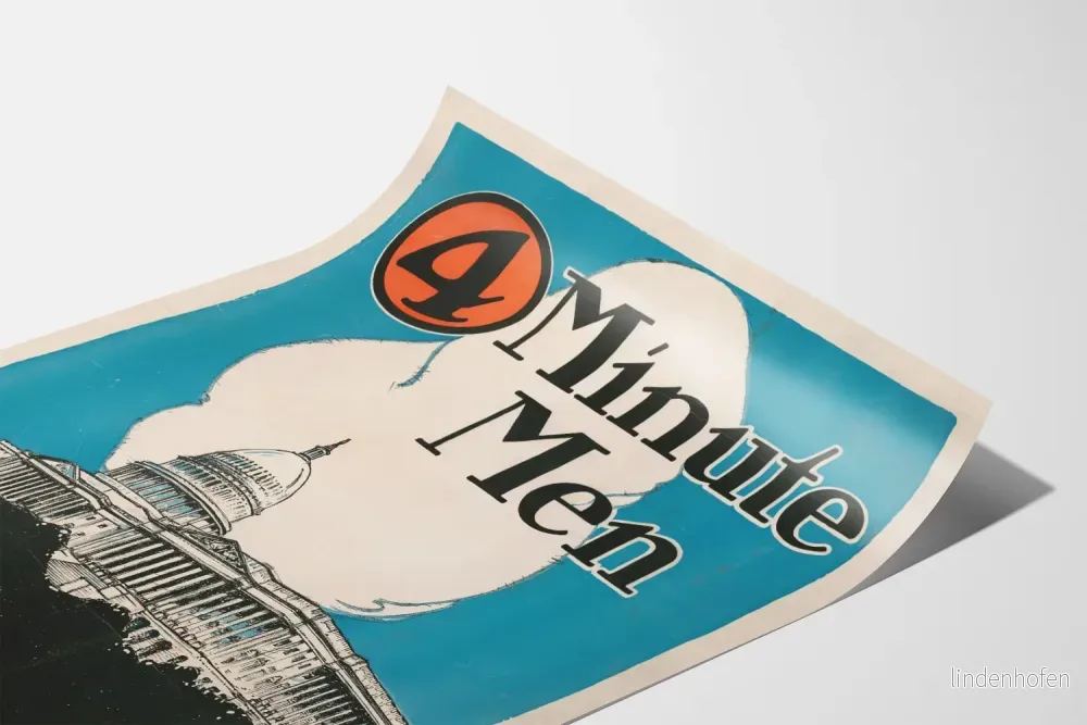 Vintageposter 4 Minute Men - Officiellt meddelande från Washingtons regering - Bild 3
