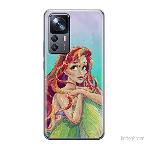 ERT GROUP mobiltelefonfodral för Xiaomi 12T/12T pro/K50 Ultra originalt och officiellt licensierat Disney mönster Ariel 004 anpassad till formen på mobiltelefonen, fodral tillverkad av TPU plast 5905511571351