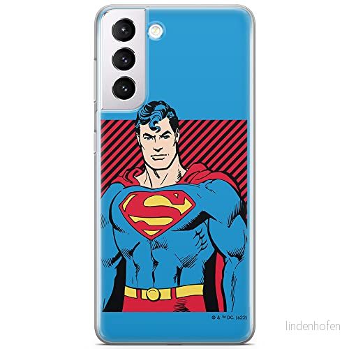 ERT GROUP mobiltelefonfodral för Samsung S21 PLUS originalt och officiellt licensierat DC mönster Superman 029 optimalt anpassad till formen på mobiltelefonen, fodral tillverkad av TPU plast 5905131569172