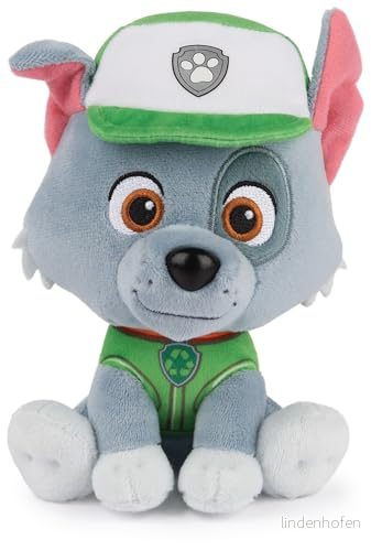 Officiell GUND Paw Patrol mjuk hundtema gosig plyschleksak stenig 6 tums lekleksak för pojkar och flickor i åldern 12 månader äldre 778988483169