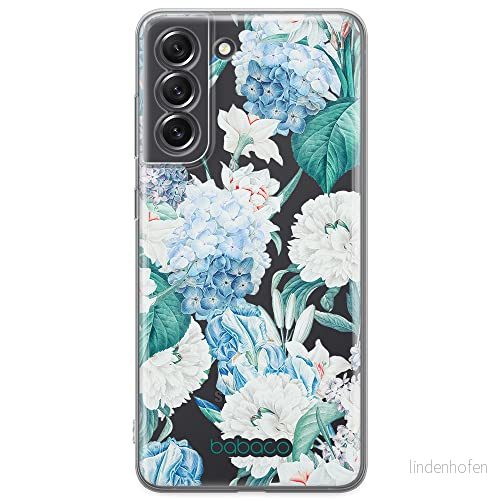 ERT GROUP mobiltelefonfodral för Samsung S21 FE originalt och officiellt licensierat Babaco mönster Flowers 028 optimalt anpassad till formen på mobiltelefonen, gedeeltelijk transparant 5905131272010