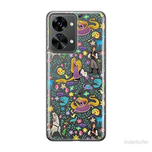 ERT GROUP mobiltelefonfodral för Oneplus NORD 2T 5G originalt och officiellt licensierat Disney mönster Tangled 001 optimalt anpassad till formen på mobiltelefonen, gedeeltelijk transparant 5905511265458
