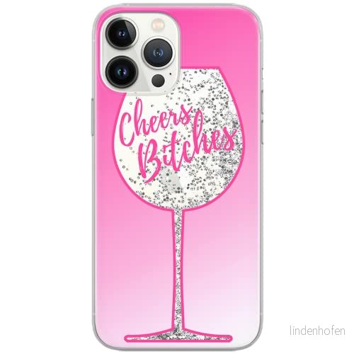 ERT GROUP mobiltelefonfodral för Apple Iphone 13 PRO MAX originalt och officiellt licensierat Babaco mönster Champagne 001 Vit anpassad till formen på mobiltelefonen, med glitter overflow effekt 5904805764271