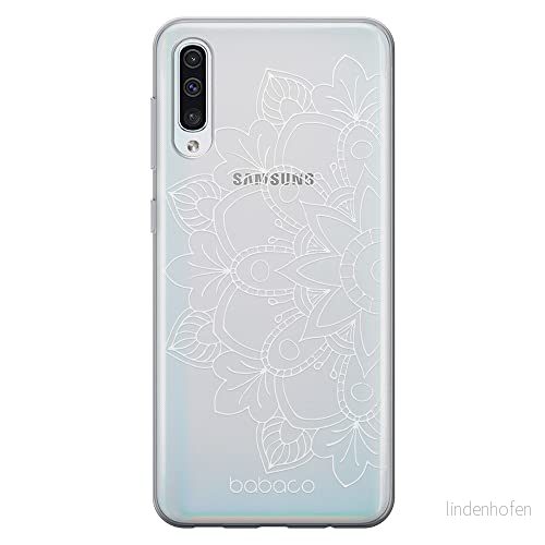 ERT GROUP mobiltelefonfodral för Samsung A50/ A50s/ A30s originalt och officiellt licensierat Babaco mönster Mandalas 005 Vit optimalt anpassad till formen på mobiltelefonen, gedeeltelijk transparant 5904805835339