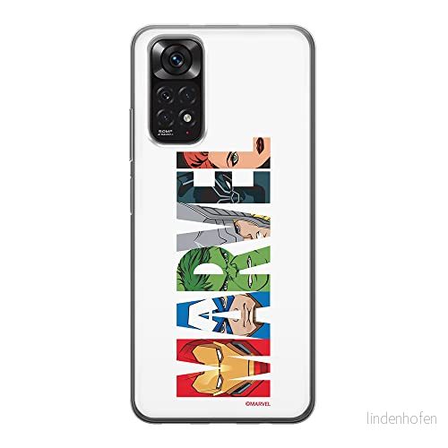 ERT GROUP mobiltelefonfodral för Xiaomi REDMI NOTE 11S 4G / 11 originalt och officiellt licensierat Marvel mönster 011, fodral tillverkad av TPU plast 5905511565855