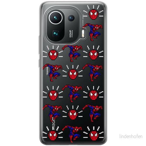 ERT GROUP mobiltelefonfodral för Xiaomi MI 11 PRO originalt och officiellt licensierat Marvel mönster Spider Man 025 optimalt anpassad till formen på mobiltelefonen, gedeeltelijk transparant 5905795001216