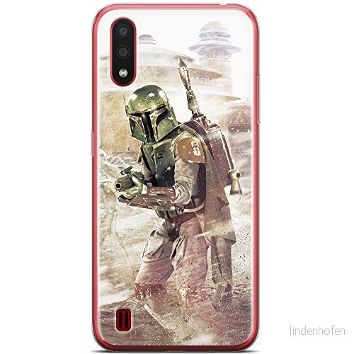 ERT GROUP mobiltelefonfodral för Samsung A01 originalt och officiellt licensierat Star Wars mönster Boba Fett 001 optimalt anpassad till formen på mobiltelefonen, fodral tillverkad av TPU plast 5904805432118