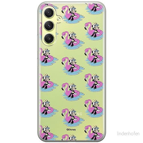 ERT GROUP mobiltelefonfodral för Samsung A34 5G originalt och officiellt licensierat Disney mönster Minnie 023 optimalt anpassad till formen på mobiltelefonen, gedeeltelijk transparant 5905511776770