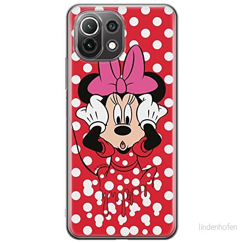 ERT GROUP mobiltelefonfodral för Xiaomi 11 LITE 4G/5G originalt och officiellt licensierat Disney mönster Minnie 016, fodral tillverkad av TPU plast 5903932698770