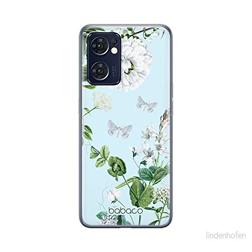 ERT GROUP mobiltelefonfodral för Oppo RENO 7 5G originalt och officiellt licensierat Babaco mönster Flowers 030 optimalt anpassad till formen på mobiltelefonen, fodral tillverkad av TPU plast 5905511316754