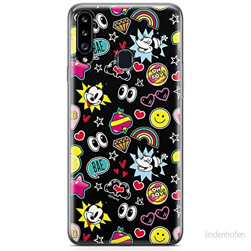 ERT GROUP mobiltelefonfodral för Samsung A20S originalt och officiellt licensierat Disney mönster Mickey & Minnie 013 optimalt anpassad till formen på mobiltelefonen, fodral tillverkad av TPU plast 5904805435959