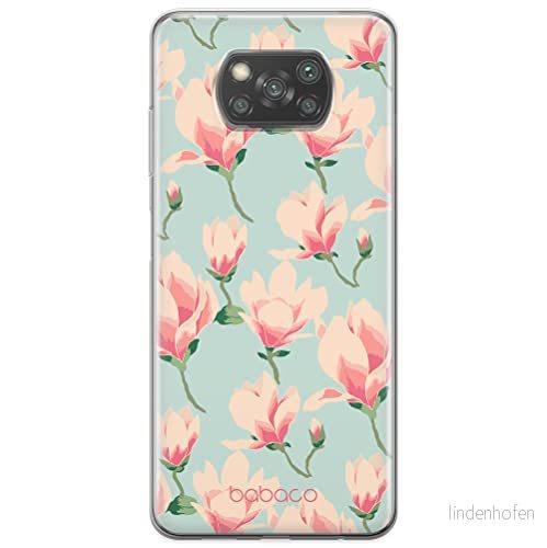 ERT GROUP mobiltelefonfodral för Xiaomi POCOPHONE X3 originalt och officiellt licensierat Babaco mönster Flowers 016 optimalt anpassad till formen på mobiltelefonen, fodral tillverkad av TPU plast 5903932624335