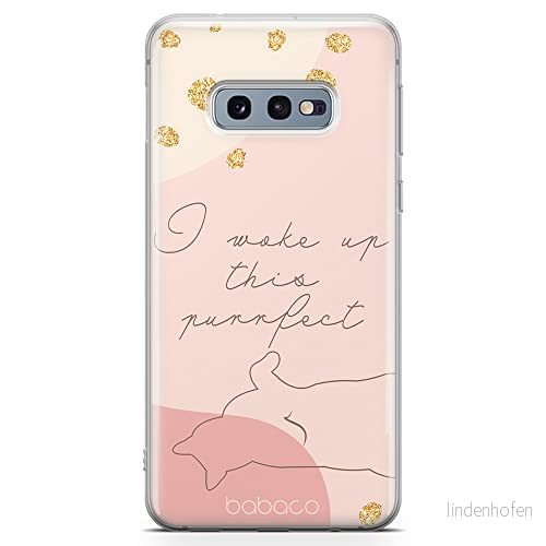 ERT GROUP mobiltelefonfodral för Samsung S10e originalt och officiellt licensierat Babaco mönster Cats 008 optimalt anpassad till formen på mobiltelefonen, fodral tillverkad av TPU plast 5905131106032
