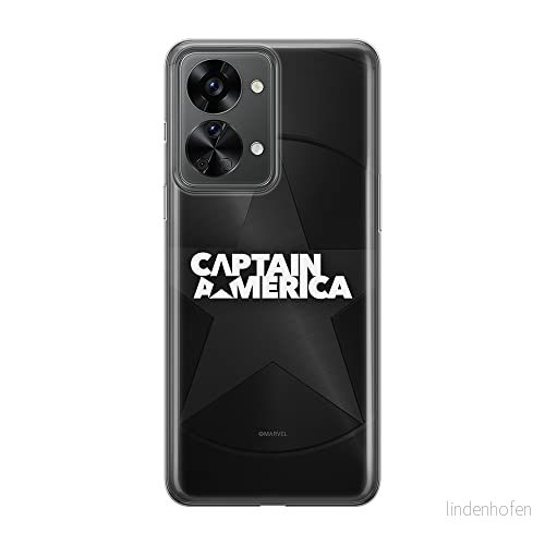 ERT GROUP mobiltelefonfodral för Oneplus NORD 2T 5G originalt och officiellt licensierat Marvel mönster Captain America 024 anpassad till formen på mobiltelefonen, fodral tillverkad av TPU plast 5905511279097