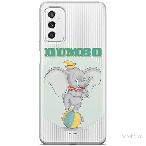 ERT GROUP mobiltelefonfodral för Samsung M52 5G originalt och officiellt licensierat Disney mönster Dumbo 006 optimalt anpassad till formen på mobiltelefonen, gedeeltelijk transparant 5904805485770
