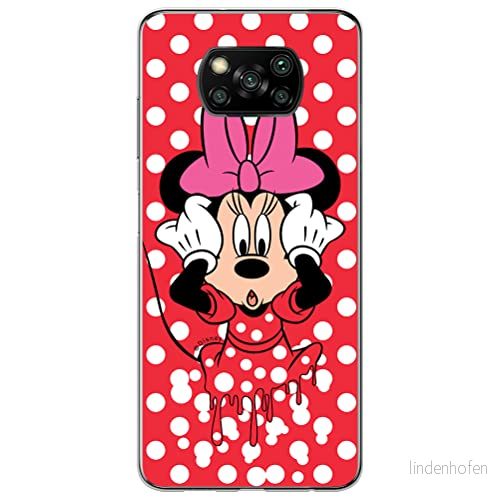ERT GROUP mobiltelefonfodral för Xiaomi POCOPHONE X3 originalt och officiellt licensierat Disney mönster Minnie 016 optimalt anpassad till formen på mobiltelefonen, fodral tillverkad av TPU plast 5903537122090