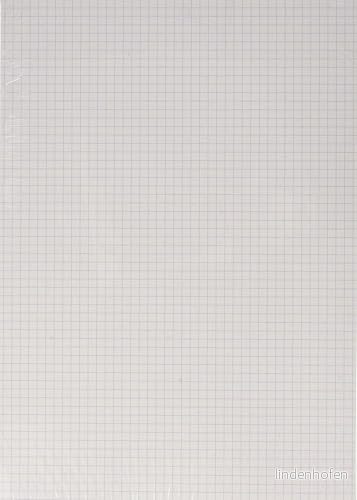 Clairefontaine 975167C Bristol paket 20 ark Bristolpapper rutat små rutor extra slät vit A4 21 x 29,7 cm 205 g idealisk för teknisk ritning med fjäder och smink 3329689751674