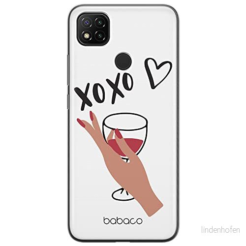 ERT GROUP mobiltelefonfodral för Xiaomi REDMI 9C originalt och officiellt licensierat Babaco mönster XOXO 001 optimalt anpassad till formen på mobiltelefonen, gedeeltelijk transparant 5904805047145