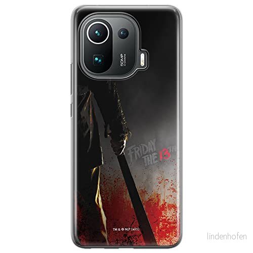ERT GROUP mobiltelefonfodral för Xiaomi MI 11 PRO originalt och officiellt licensierat Horror mönster Friday the 13th 012 anpassad till formen på mobiltelefonen, fodral tillverkad av TPU plast 5905511108618