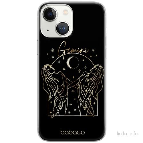 ERT GROUP mobiltelefonfodral för Apple Iphone 13 MINI originalt och officiellt licensierat Babaco mönster Zodiac Woman 003 Vit anpassad till formen på mobiltelefonen, fodral tillverkad av TPU plast 5903932848809