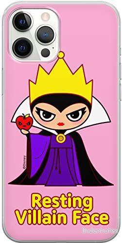 ERT GROUP mobiltelefonfodral för Iphone 12/12 PRO originalt och officiellt licensierat Disney mönster The Evil Queen 002 anpassad till formen på mobiltelefonen, fodral tillverkad av TPU plast 5905131471666