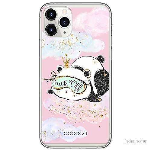 ERT GROUP mobiltelefonfodral för Iphone 11 PRO originalt och officiellt licensierat Babaco mönster Panda 001 optimalt anpassad till formen på mobiltelefonen, fodral tillverkad av TPU plast 5904805670039