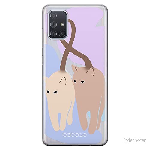 ERT GROUP mobiltelefonfodral för Samsung A71 5G originalt och officiellt licensierat Babaco mönster Cats 013 optimalt anpassad till formen på mobiltelefonen, gedeeltelijk transparant 5905131086860