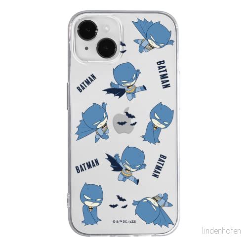 ERT GROUP mobiltelefonfodral för Apple Iphone 14 PLUS originalt och officiellt licensierat DC mönster Batman 076 optimalt anpassad till formen på mobiltelefonen, gedeeltelijk transparant 5905131904775