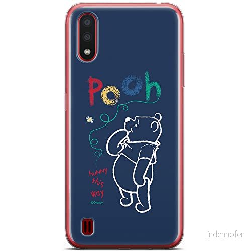ERT GROUP mobiltelefonfodral för Samsung A01 originalt och officiellt licensierat Disney mönster Winnie the Pooh and friends 004 anpassad till formen på mobiltelefonen, fodral tillverkad av TPU plast 5904805430077