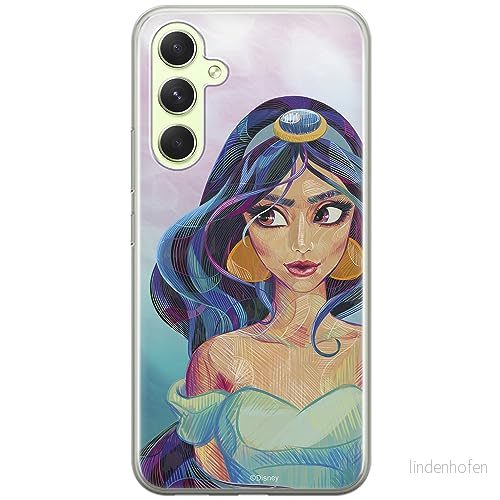 ERT GROUP mobiltelefonfodral för Samsung A54 5G originalt och officiellt licensierat Disney mönster Jasmine 002 optimalt anpassad till formen på mobiltelefonen, fodral tillverkad av TPU plast 5905511813840