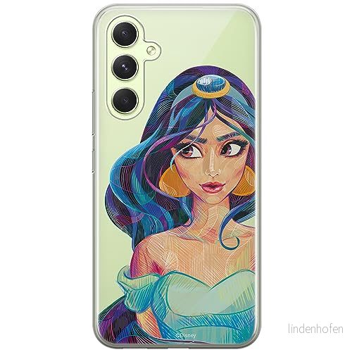 ERT GROUP mobiltelefonfodral för Samsung A54 5G originalt och officiellt licensierat Disney mönster Jasmine 002 optimalt anpassad till formen på mobiltelefonen, gedeeltelijk transparant 5905511804084