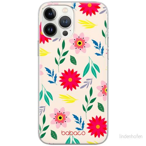 ERT GROUP mobiltelefonfodral för Samsung A51 originalt och officiellt licensierat Babaco mönster Flowers 010 Vit optimalt anpassad till formen på mobiltelefonen, fodral tillverkad av TPU plast 5903932584271