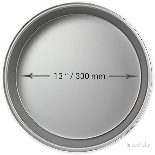 PME rund kakform, aluminium, 33 x 5 cm, silver 5060543484083