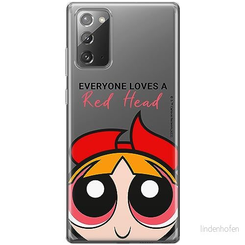 ERT GROUP mobiltelefonfodral för Samsung GALAXY NOTE 20 originalt och officiellt licensierat The Powerpuff Girls mönster 011, gedeeltelijk transparant 5905511960957