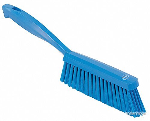 Vikan 45873 sopskyffel borste, polypropen, polyester mjuk borst, 35,56 cm, blå 5705020458736
