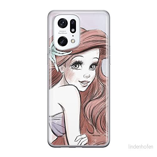 ERT GROUP mobiltelefonfodral för Oppo FIND X5 PRO originalt och officiellt licensierat Disney mönster Ariel 005 optimalt anpassad till formen på mobiltelefonen, fodral tillverkad av TPU plast 5905511398460
