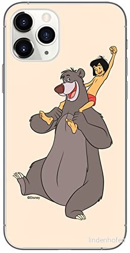 ERT GROUP mobiltelefonfodral för Iphone 11 PRO originalt och officiellt licensierat Disney mönster Jungle Book 002 optimalt anpassad till formen på mobiltelefonen, fodral tillverkad av TPU plast 5905131195685