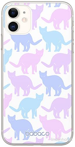 ERT GROUP mobiltelefonfodral för Iphone 11 originalt och officiellt licensierat Babaco mönster Cats 011 optimalt anpassad till formen på mobiltelefonen, fodral tillverkad av TPU plast 5905131053169