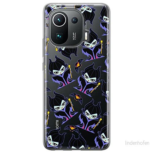 ERT GROUP mobiltelefonfodral för Xiaomi MI 11 PRO originalt och officiellt licensierat Disney mönster Maleficent 004 optimalt anpassad till formen på mobiltelefonen, gedeeltelijk transparant 5905131485205