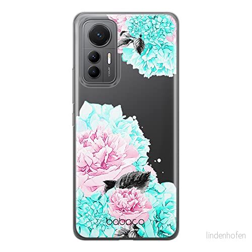 ERT GROUP mobiltelefonfodral för Xiaomi 12 LITE originalt och officiellt licensierat Babaco mönster Flowers 002 optimalt anpassad till formen på mobiltelefonen, gedeeltelijk transparant 5905511510206