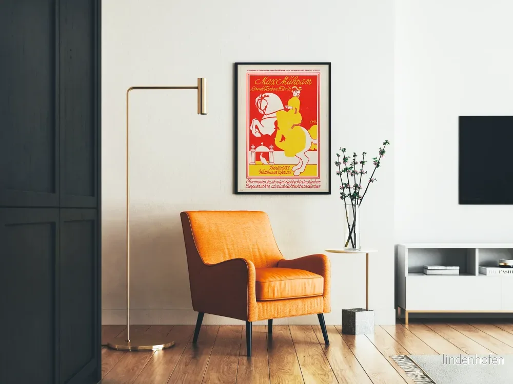 Vintageaffisch Max Mühsam Druckfarben Fabrik Berlin - Bild 2