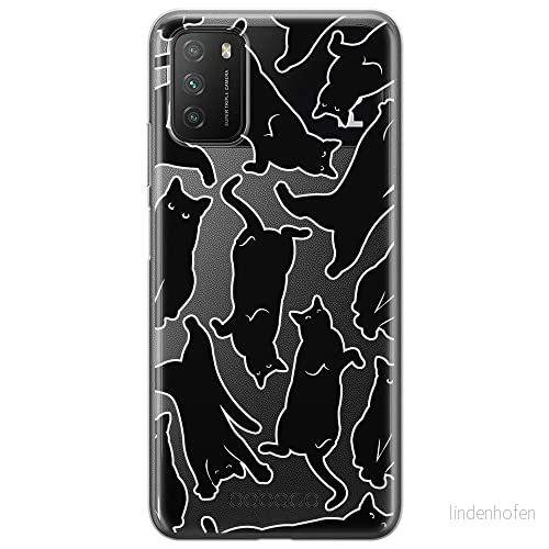 ERT GROUP mobiltelefonfodral för Xiaomi REDMI 9T/ POCO M3 originalt och officiellt licensierat Babaco mönster Cats 005 optimalt anpassad till formen på mobiltelefonen, gedeeltelijk transparant 5905131126016