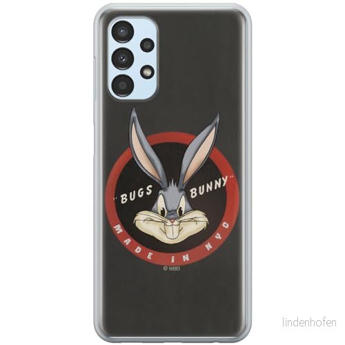 ERT GROUP mobiltelefonfodral för Samsung A13 4G originalt och officiellt licensierat Looney Tunes mönster Bugs 006 optimalt anpassad till formen på mobiltelefonen, fodral tillverkad av TPU plast 5904805542862